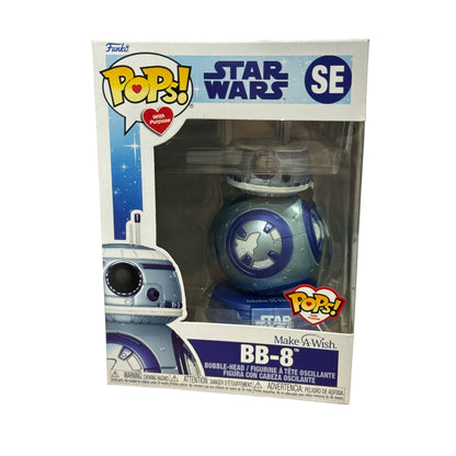 Star Wars Funko Pop! SE BB-8 Make-A-Wish Exclusive Bobble-Head Vinyl Figure In Box