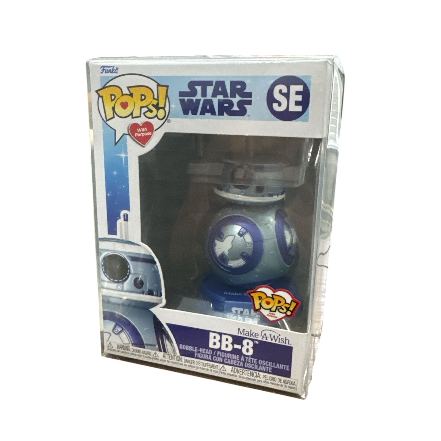 Star Wars Funko Pop! SE BB-8 Make-A-Wish Exclusive Bobble-Head Vinyl Figure In Box