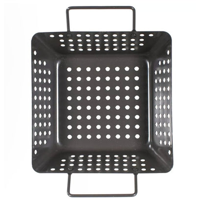 Char-Broil 3-Piece Non-Stick Grill Topper Set With Mini Pans Includes Round, Square & Rectangular Pans For BBQ Veggies & More