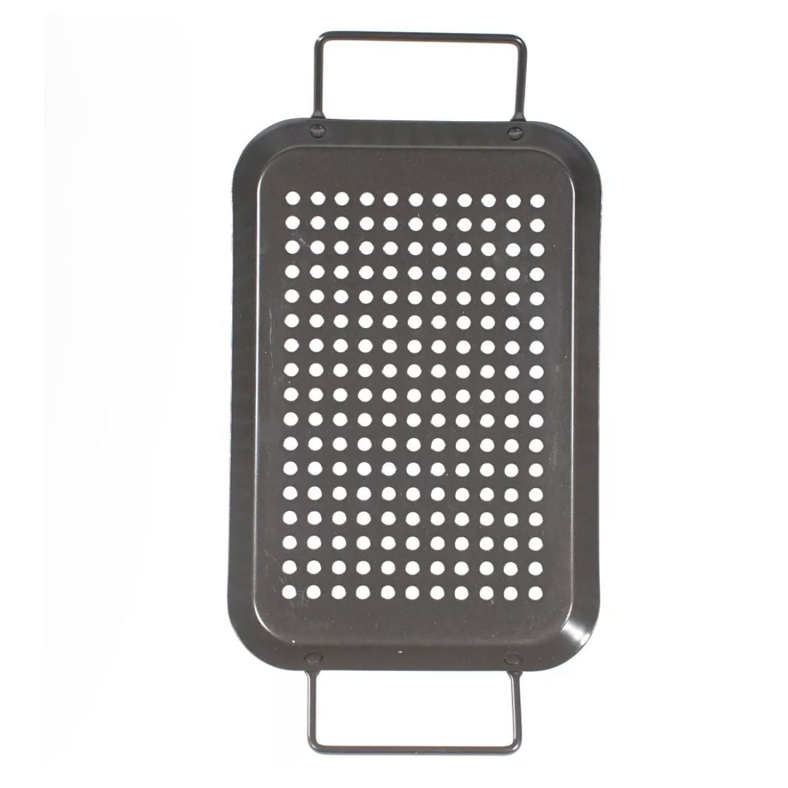 Char-Broil 3-Piece Non-Stick Grill Topper Set With Mini Pans Includes Round, Square & Rectangular Pans For BBQ Veggies & More