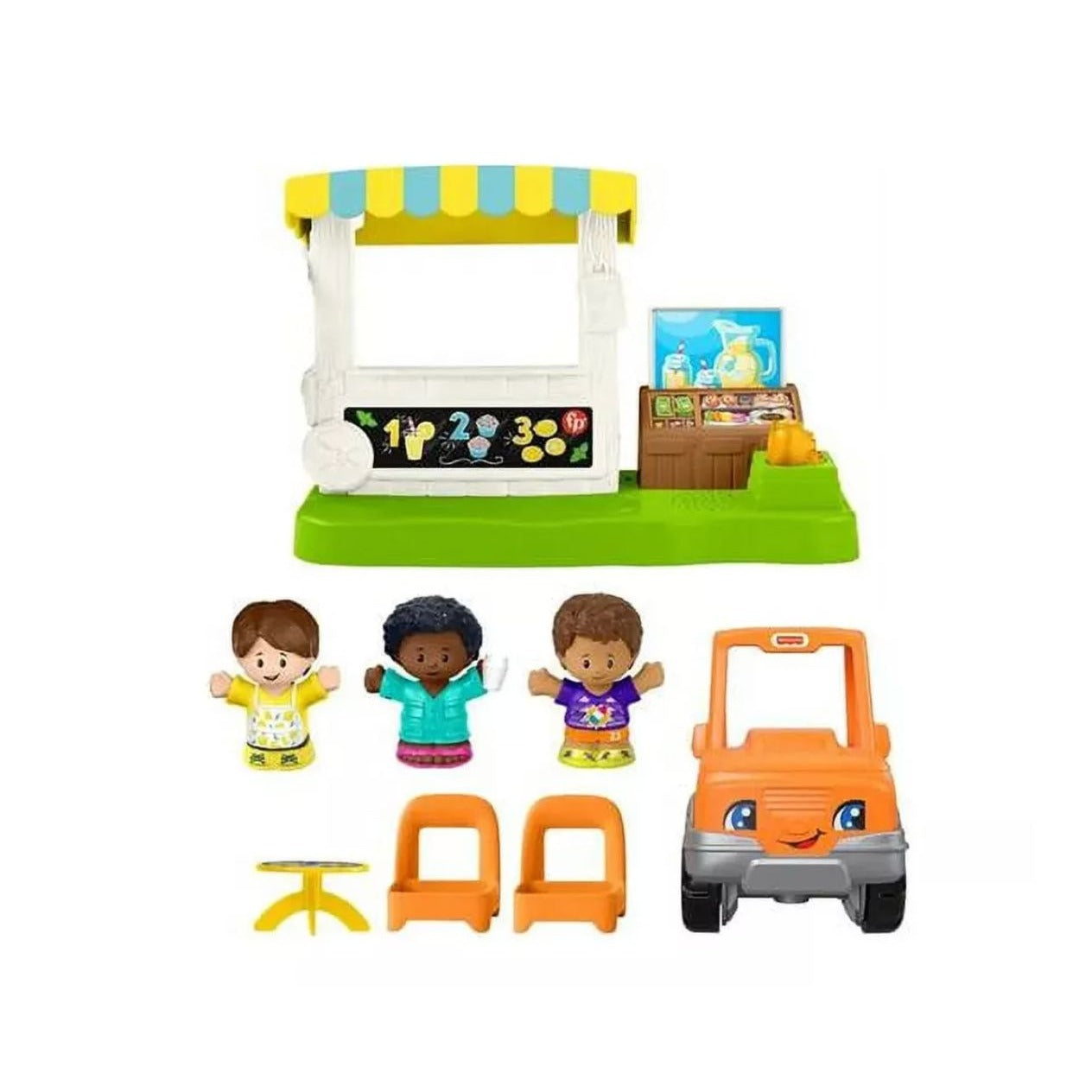 Fisher-Price Little People Lemonade Stand Toy Set For Ages 1-5 With Figures & Accessories