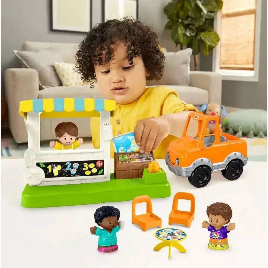 Fisher-Price Little People Lemonade Stand Toy Set For Ages 1-5 With Figures & Accessories