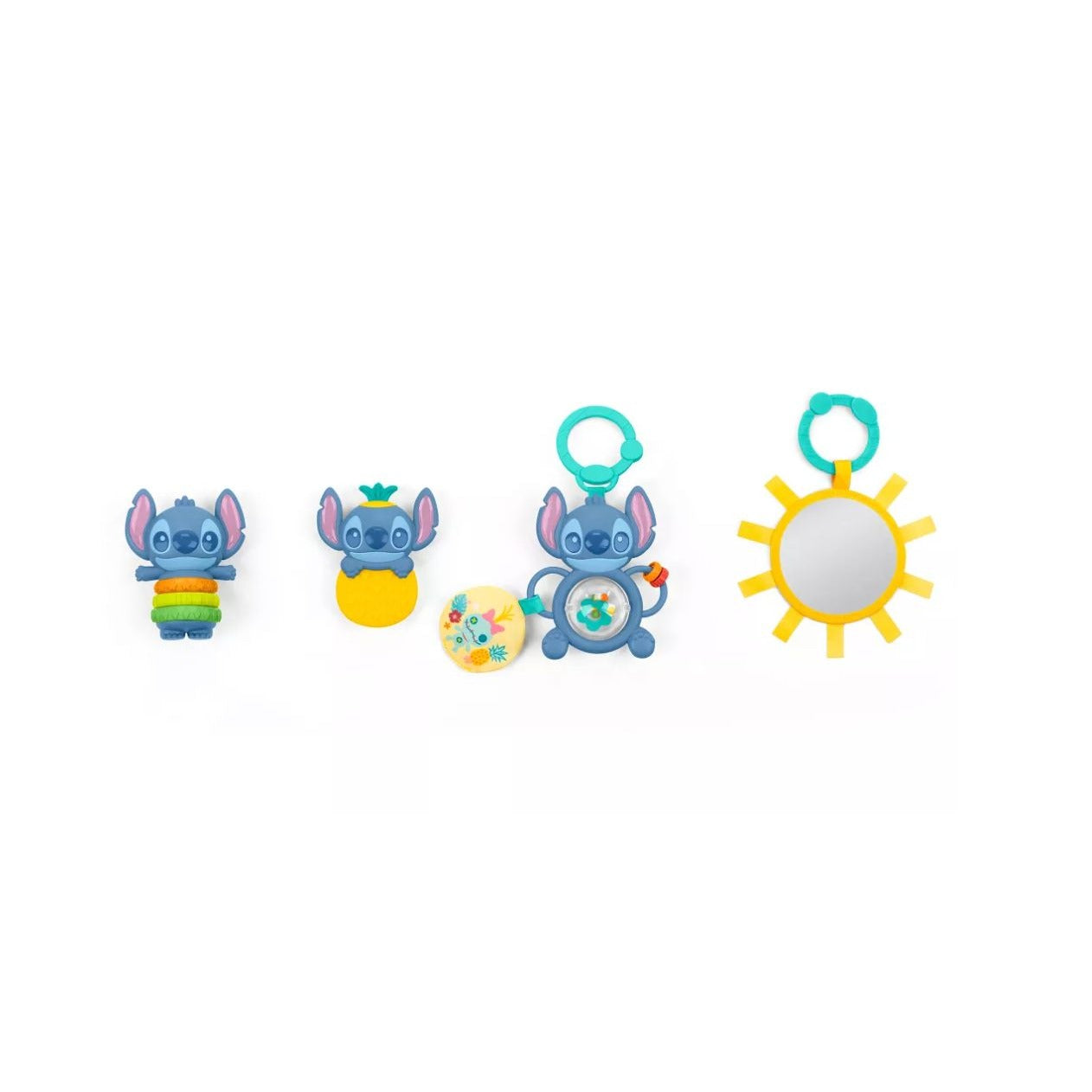 Disney Baby Stitch Tropical Treasures Gift Set With Teether & Multisensory Toys 0M+
