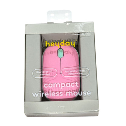 Set of 7 Assorted Pink Tech & Accessories Bundle - Lamp, Mouse, Earbuds, Charging Cable, Phone Strap, Lip Gloss Holder, &  LED Desk Tray