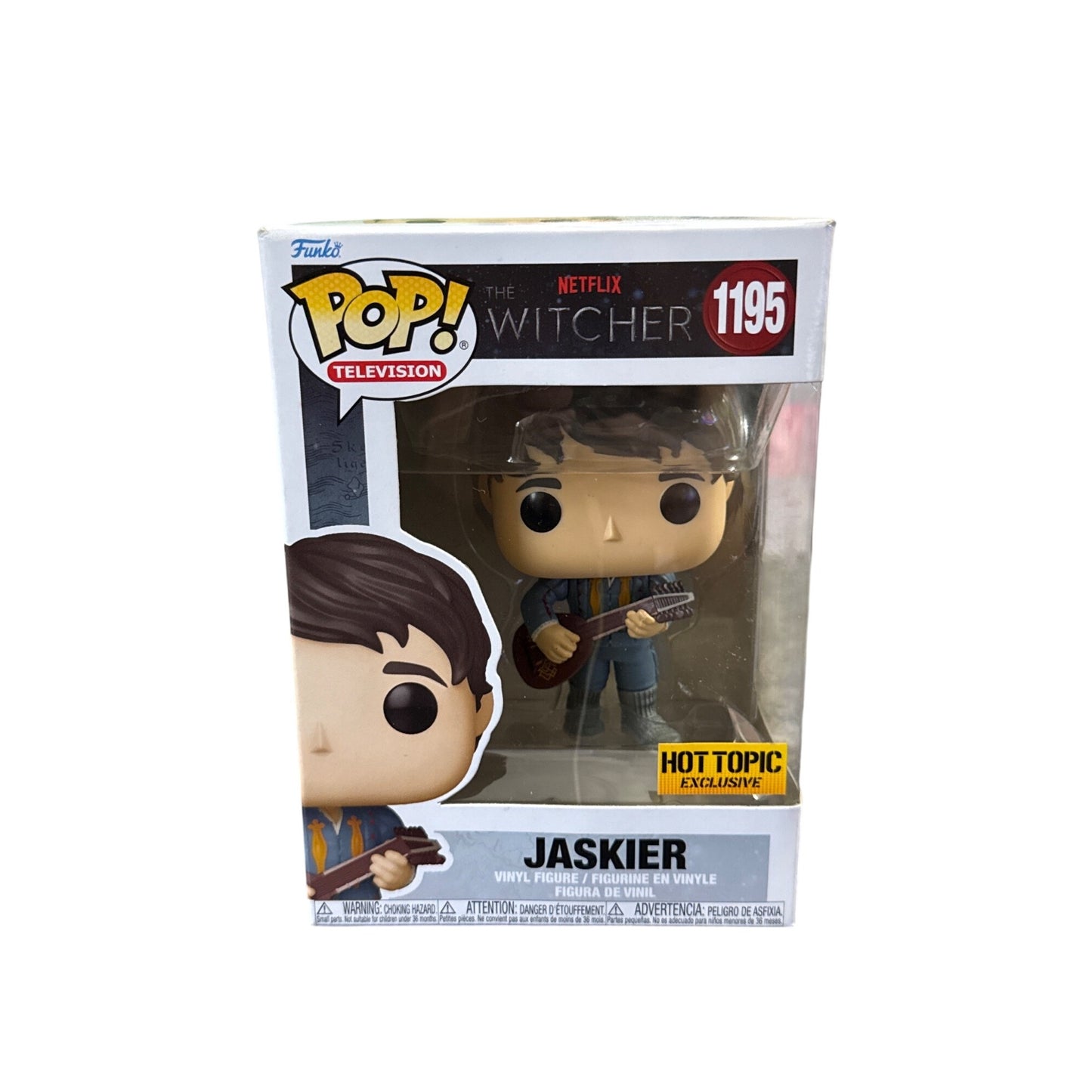 Funko Pop! The Witcher Jaskier #1195 Hot Topic Exclusive Vinyl Figure