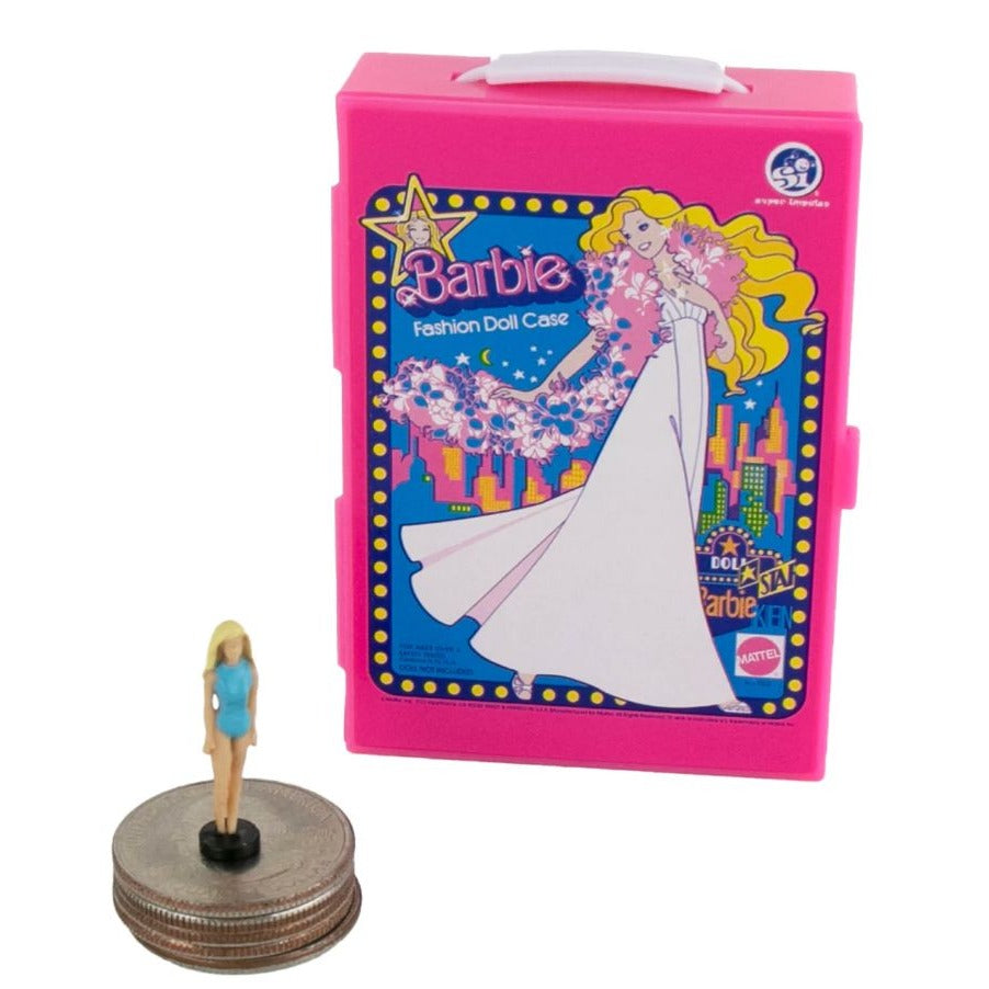 World's Smallest Barbie Fashion Case With 2 Dolls & 1 Mystery Doll 6+ Collectible Miniature Toy