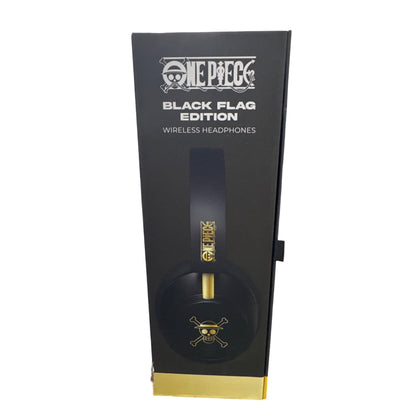 One Piece Black Flag Edition Wireless Headphones USB-C Charging Touch Control Built-In Mic 8-Hour Battery Life