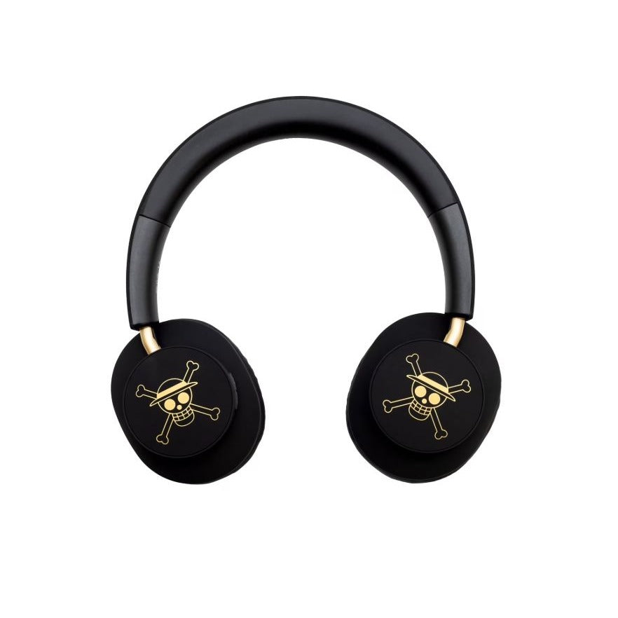 One Piece Black Flag Edition Wireless Headphones USB-C Charging Touch Control Built-In Mic 8-Hour Battery Life