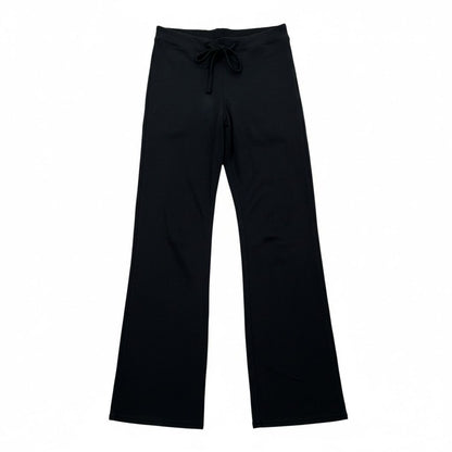 SKIMS Black Wide-Leg Drawstring Lounge Pants XXS New With Tags