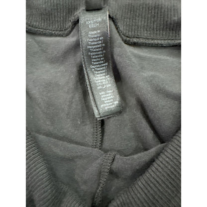 SKIMS Black Wide-Leg Drawstring Lounge Pants XXS New With Tags