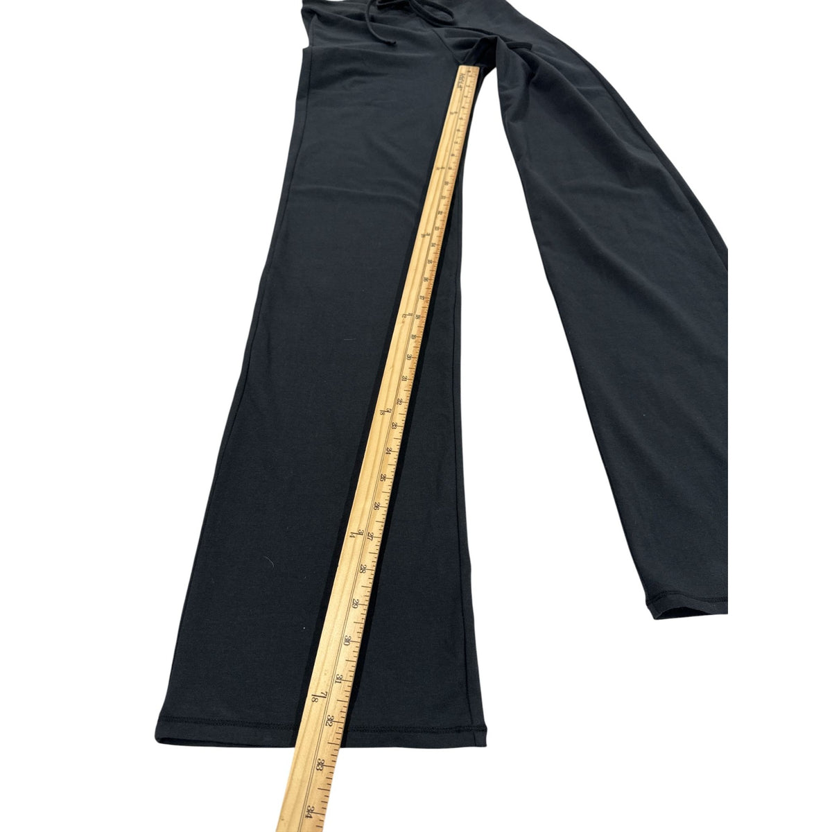 SKIMS Black Wide-Leg Drawstring Lounge Pants XXS New With Tags