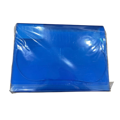 JAM Expanding File 13 Pockets Letter Size 9x13 In Blue Durable Plastic Organizer Document Storage