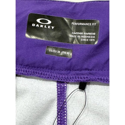 Oakley Men's Performance Fit Boardshorts Purple & Teal Floral Size 38