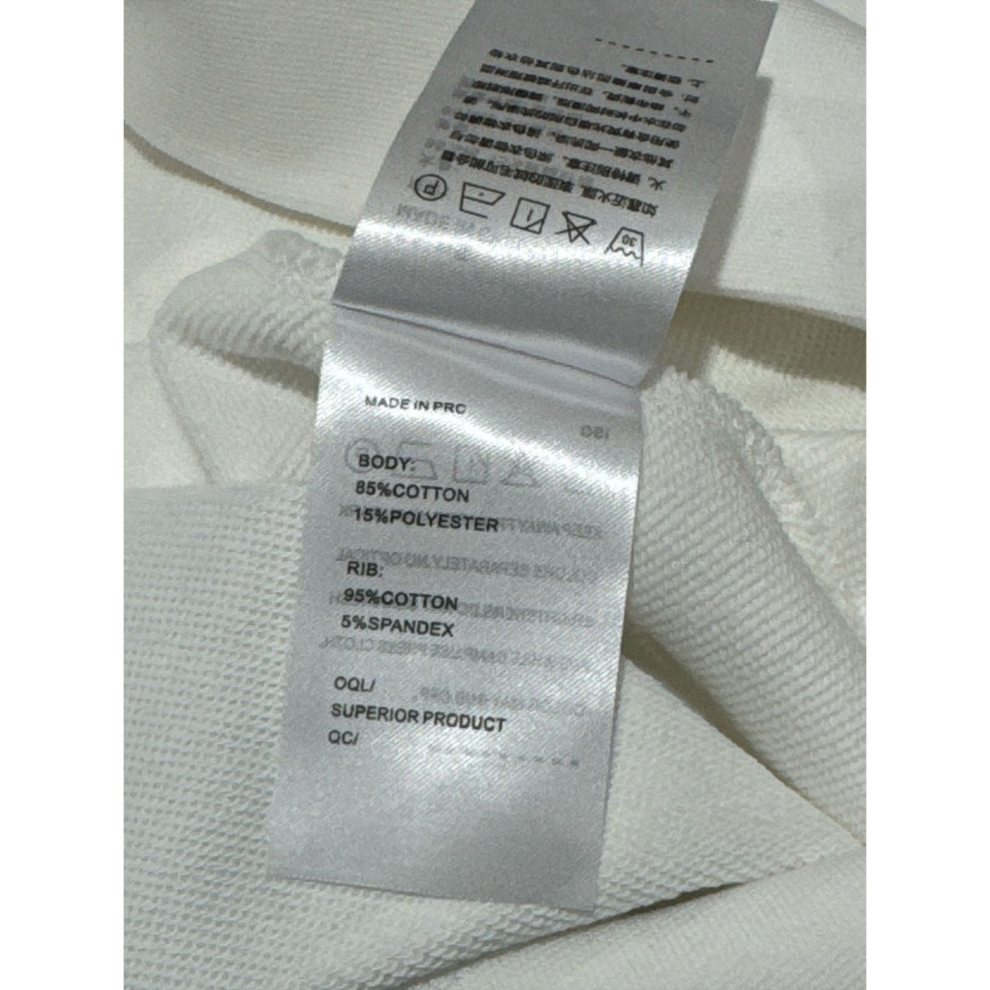 White Graphic Hoodie With "Authentic" & "I Am Allergic To People" Text Kangaroo Pocket Small Size