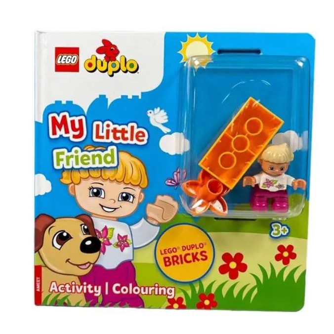 LEGO Duplo My Little Friend Activity & Colouring Book With Bricks For Ages 3+