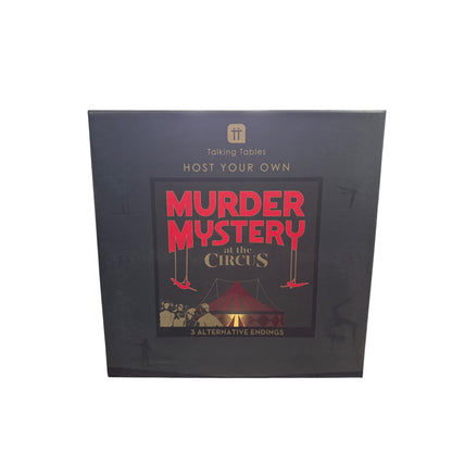 Host Your Own Murder Mystery At The Circus Game Set By Talking Tables
