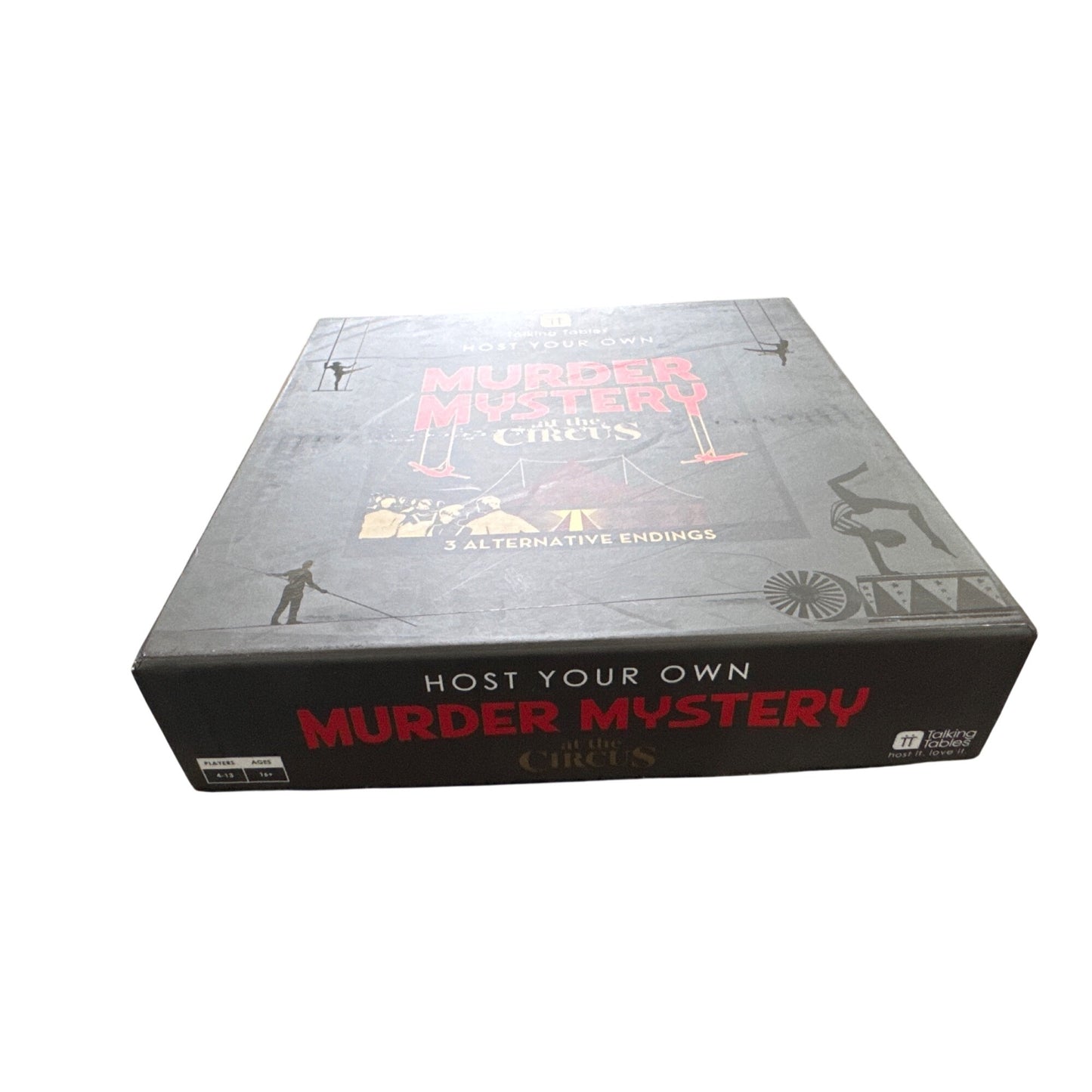 Host Your Own Murder Mystery At The Circus Game Set By Talking Tables