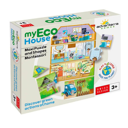 My Eco House 2-In-1 Jumbo Puzzle Educational Game For Kids Ages 3+