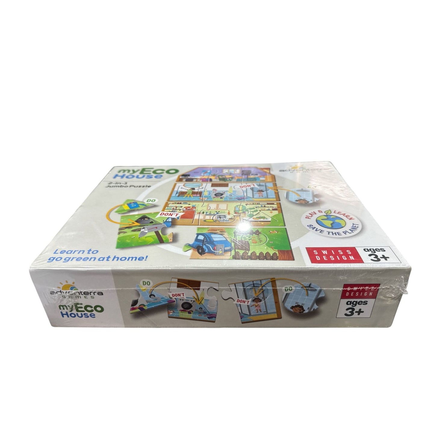 My Eco House 2-In-1 Jumbo Puzzle Educational Game For Kids Ages 3+