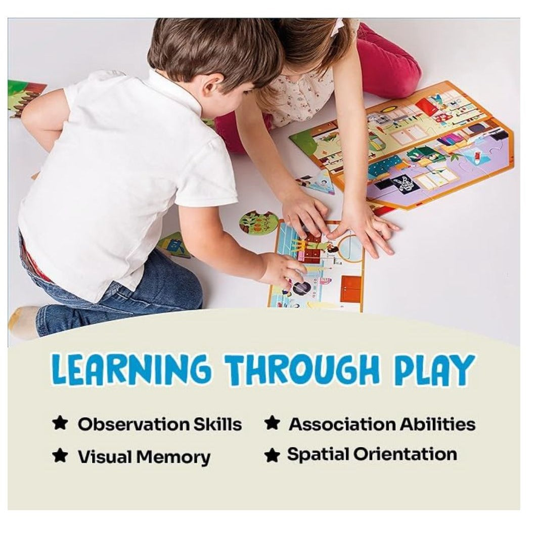 My Eco House 2-In-1 Jumbo Puzzle Educational Game For Kids Ages 3+