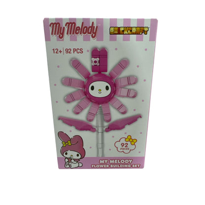 Hello Kitty & My Melody Gift Bundle - Plush Backpack Coloring Kits Activity Book & Building Set