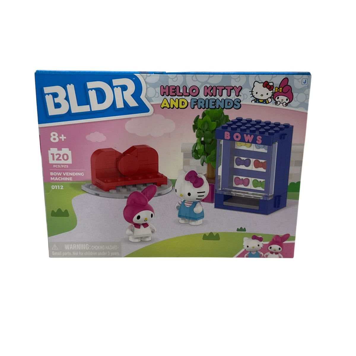 Hello Kitty & My Melody Gift Bundle - Plush Backpack Coloring Kits Activity Book & Building Set