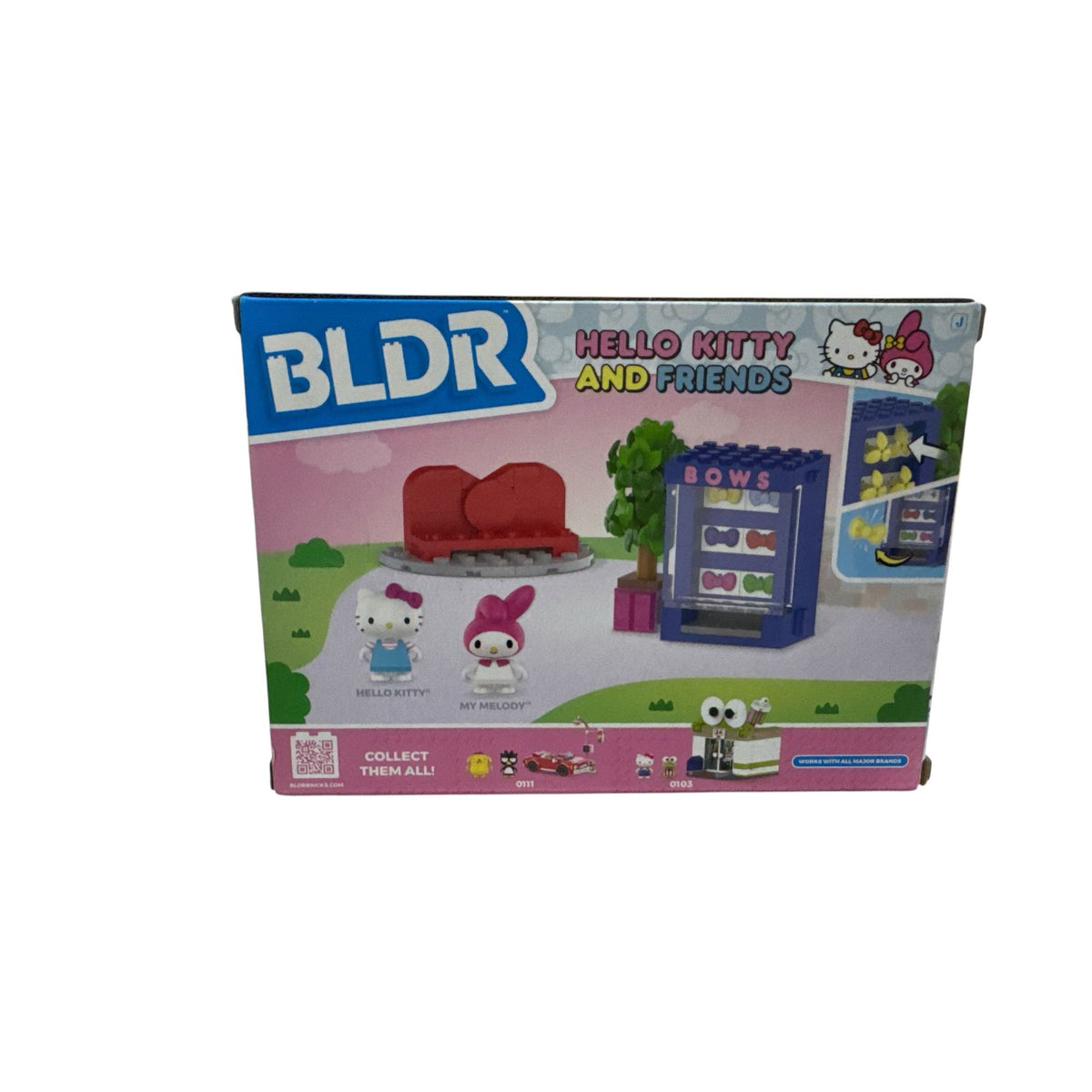 Hello Kitty & My Melody Gift Bundle - Plush Backpack Coloring Kits Activity Book & Building Set