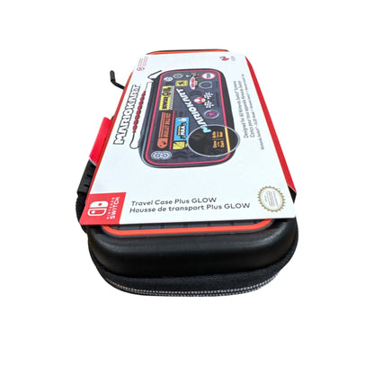 Mario Kart Nintendo Switch Travel Case Plus Glow Protective Hard Shell Glow-In-The-Dark Design Fits OLED & Lite Models