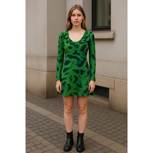 TOPSHOP Women's Green Dress 4