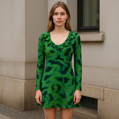 TOPSHOP Women's Green Dress 4