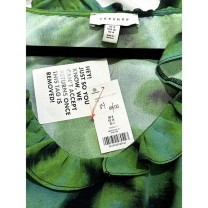 TOPSHOP Women's Green Dress 4