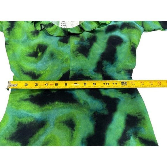 TOPSHOP Women's Green Dress 4