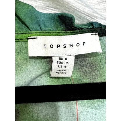 TOPSHOP Women's Green Dress 4