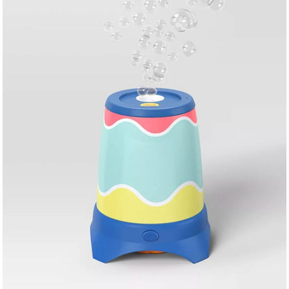 Set of 2 Sun Squad Cyclone Bubble Machine 4 Fl Oz Battery Operated Bright Colors Ages 3+