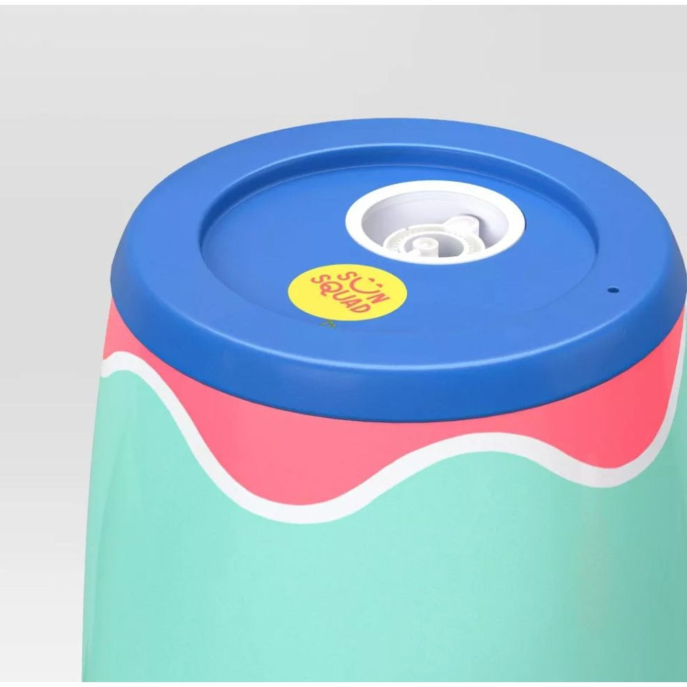 Set of 2 Sun Squad Cyclone Bubble Machine 4 Fl Oz Battery Operated Bright Colors Ages 3+