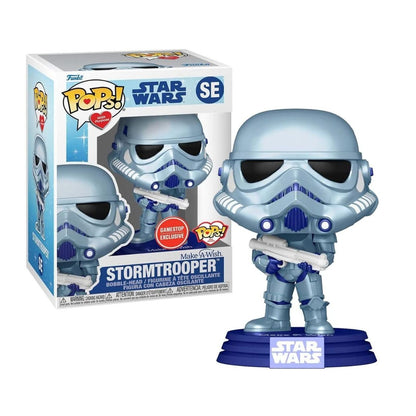 Funko Pop! Star Wars SE Stormtrooper Make-A-Wish Gamestop Exclusive Bobblehead Collectible