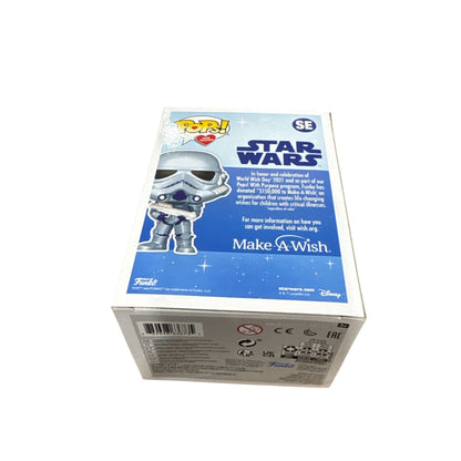 Funko Pop! Star Wars SE Stormtrooper Make-A-Wish Gamestop Exclusive Bobblehead Collectible