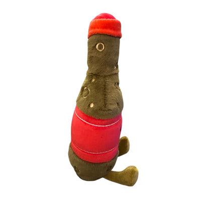 Giggle Scape Plush Cola Bottle Toy With Smiling Face & Red Cap