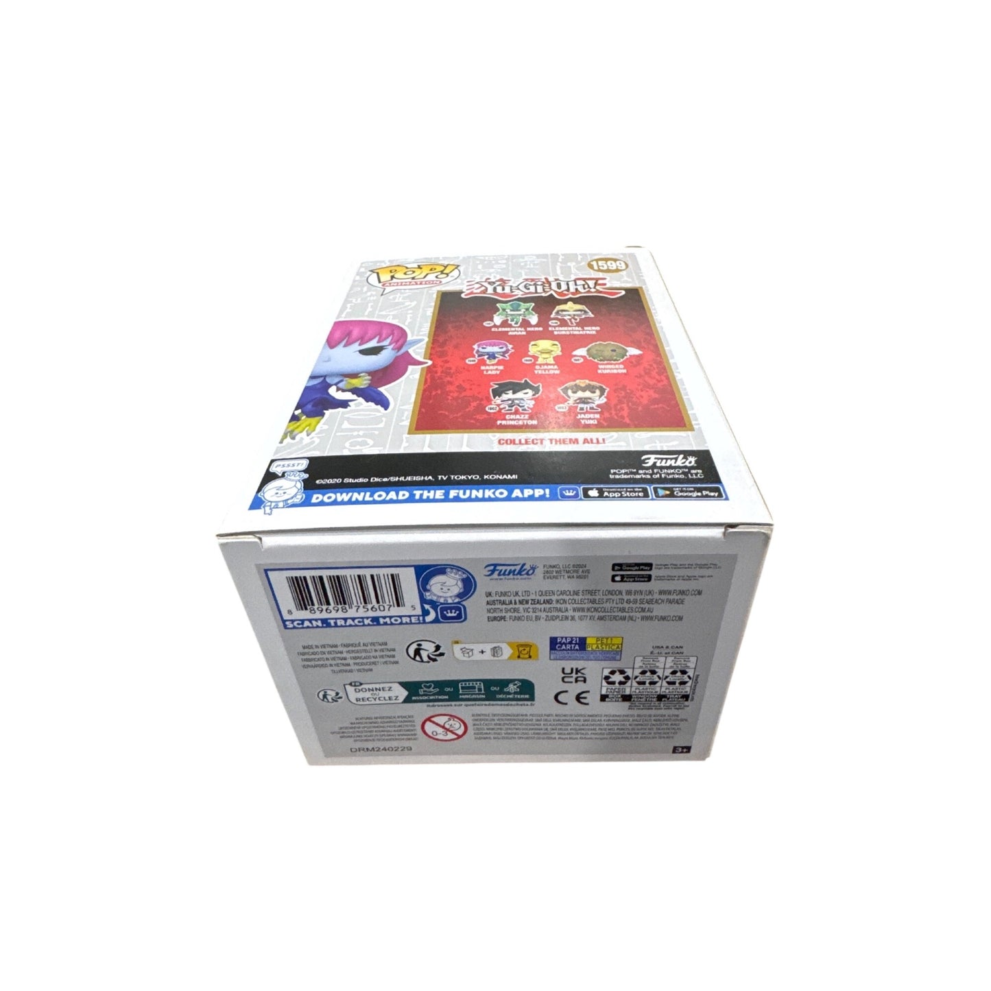 Funko Pop Animation Yu-Gi-Oh Harpie Lady Vinyl Figure #1599 Collectible Display Box