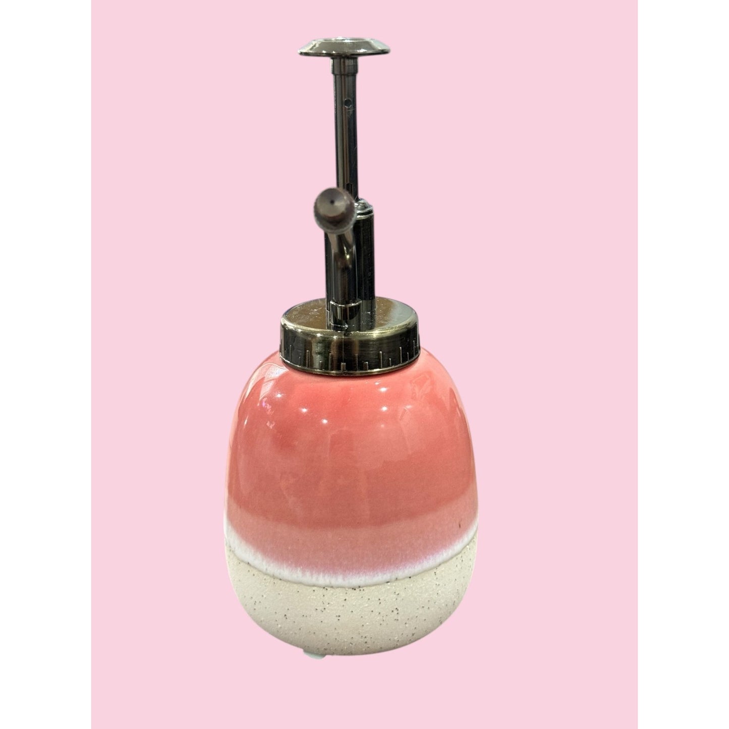 Good Little Garden Ceramic & Metal Plant Mister 2-Set - Pink Ombre - Indoor Gardening Sprayer - New