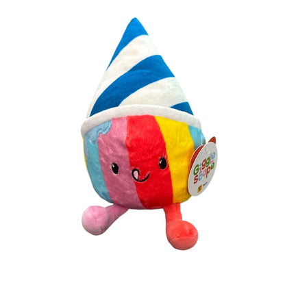 Giggle Scape Cone Plush Toy Multicolor Soft Stuffed Animal