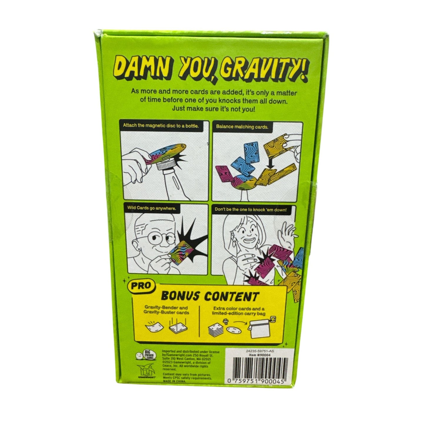 Cards Vs Gravity Pro Game By Big Potato For 2-8 Players - Card-Balancing Family Game