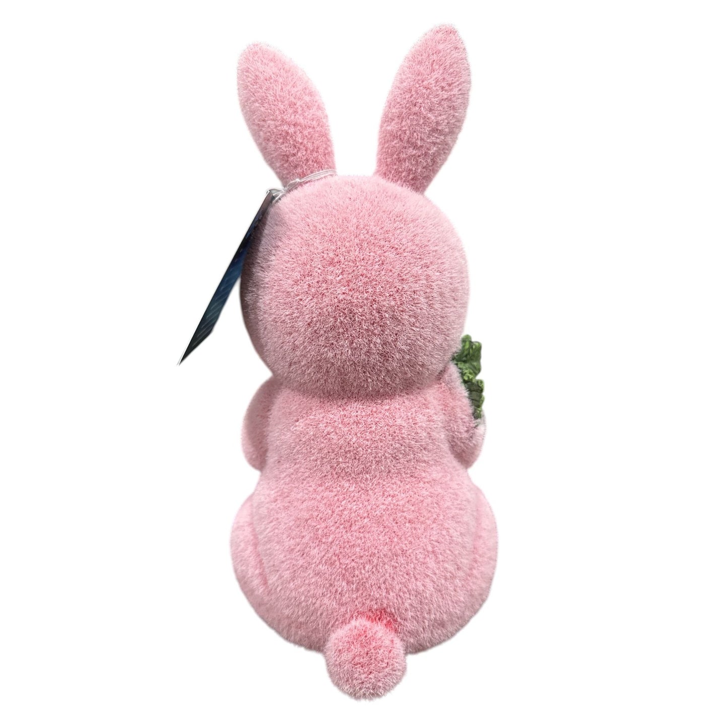 Humane Society Pink Easter Bunny Suit Pug Dog With Carrot Statue Figurine New