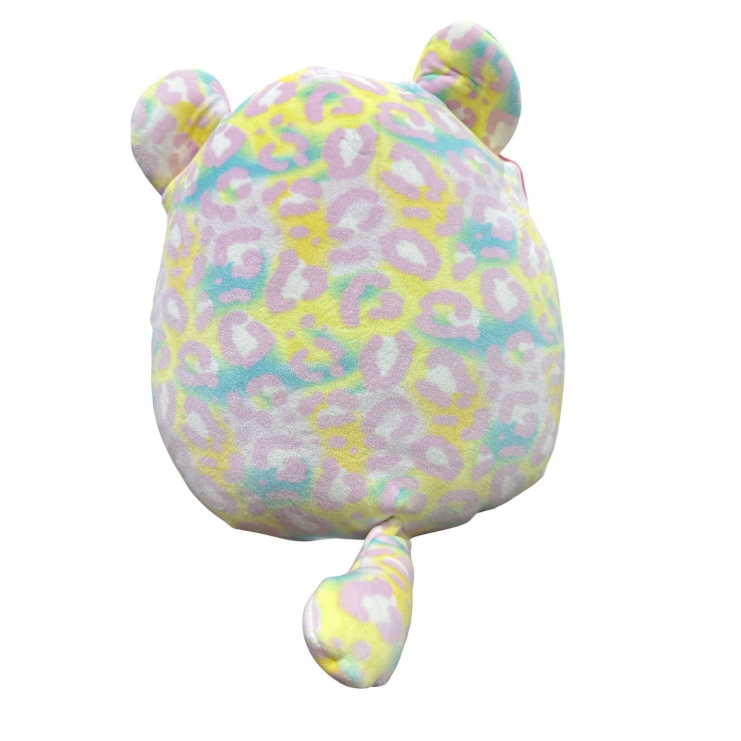 Squishmallows 12" Michaela The Multicolor Leopard Plush Toy With Pink Bow