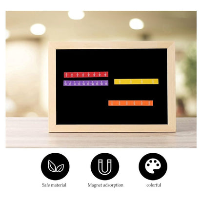 1 Set Magnetic Fraction Tile Montessori Math Materials for Kids to Learn Fraction Equivalence Math