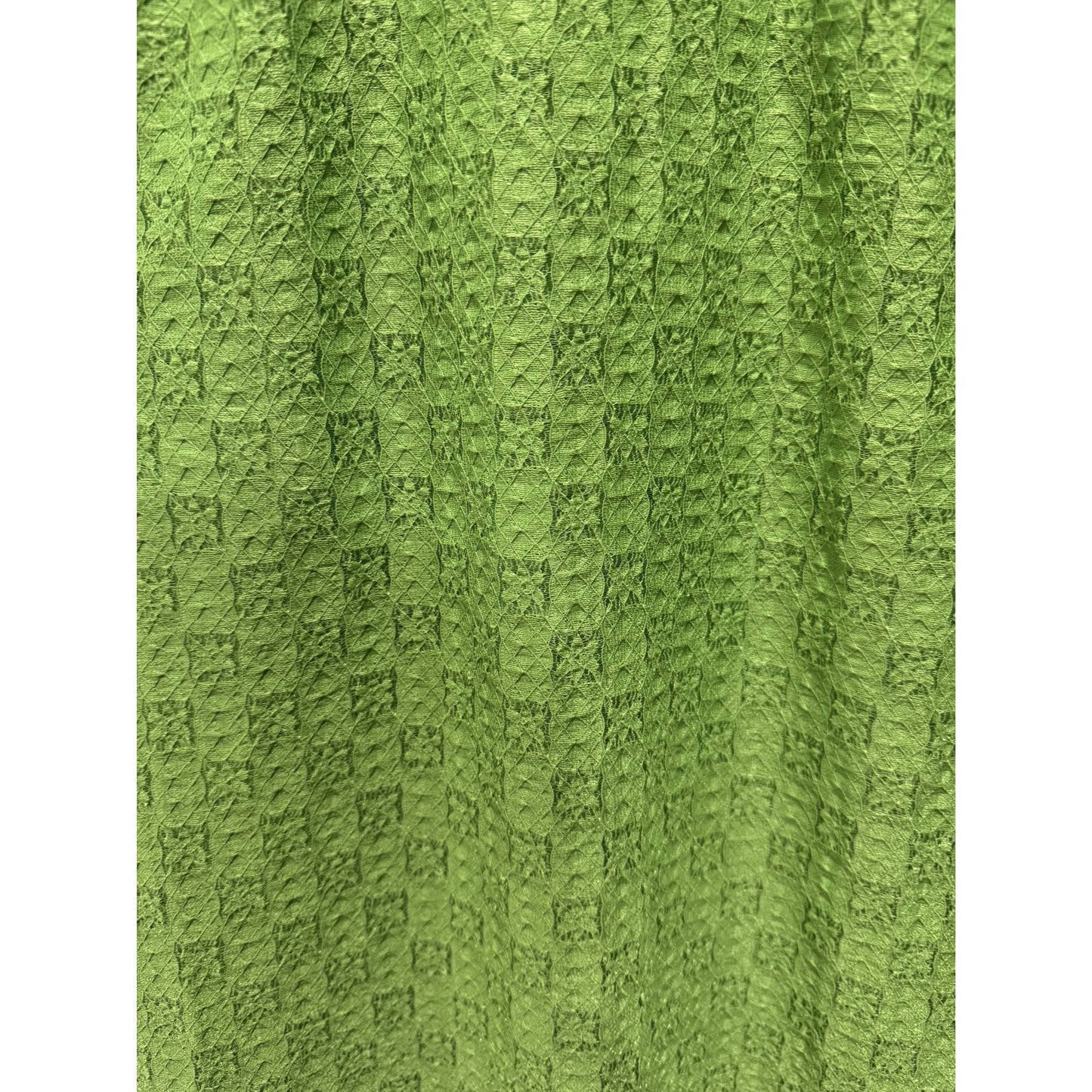 Topshop Green Sleeveless Lace Midi Dress With Strappy Back Design Size Small