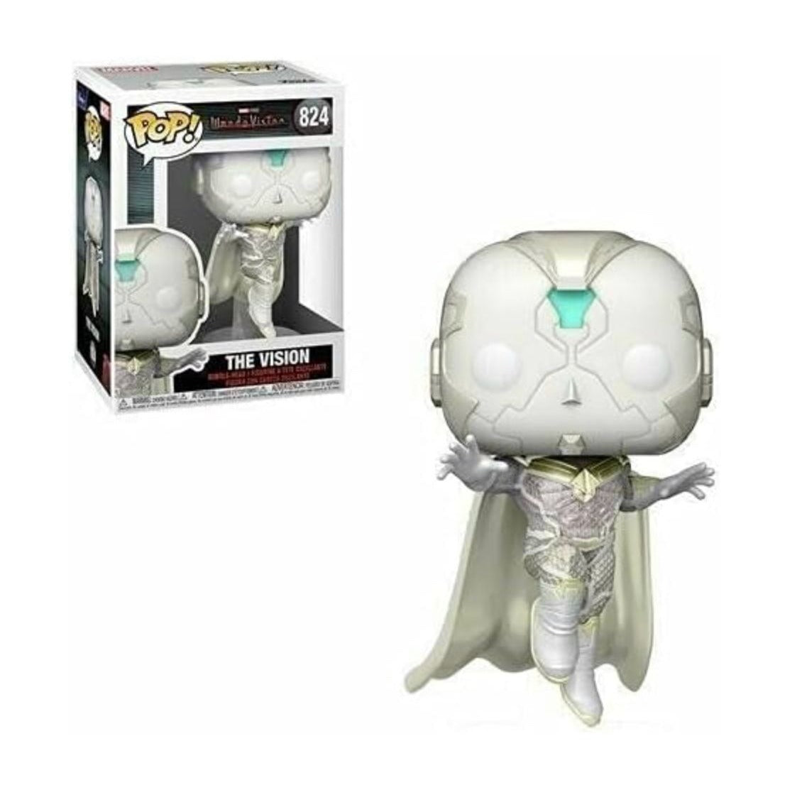 Funko Pop! Marvel WandaVision The Vision #824 Vinyl Bobblehead Collectible Figure New In Box