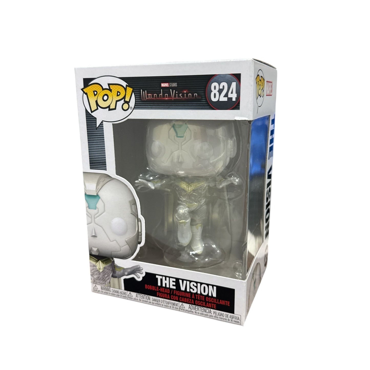 Funko Pop! Marvel WandaVision The Vision #824 Vinyl Bobblehead Collectible Figure New In Box