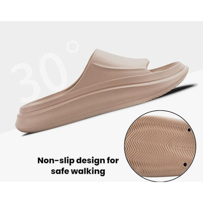 Jscreen Cloud Slides for Women and Men, EVA Non-Slip Super-Soft Quick-Drying Pillow Slippers, 9-10W/7.5-8.5M