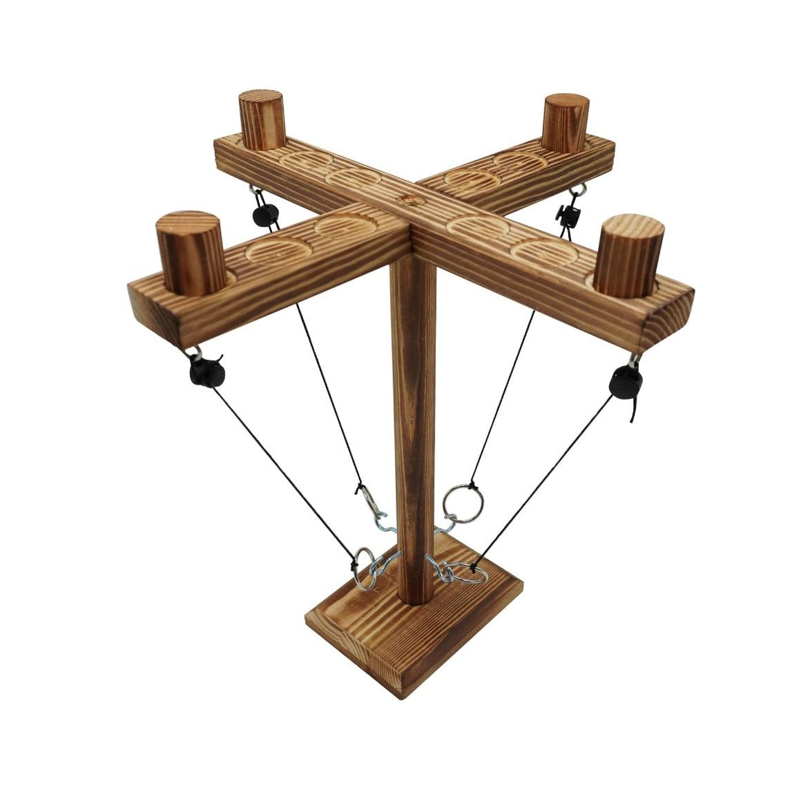 RING TOSS GAMES Large Ring Toss Game for Adults, Ring Game on a String, Tabletop Games